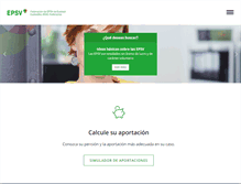 Tablet Screenshot of epsv.org